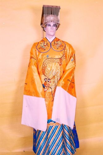 深黃行龍蟒袍(水袖) CL-86006