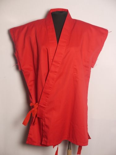 紅布太鼓服(無袖) OA1-86022