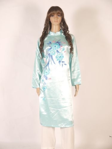 淺藍緞越南服 OA3-96021