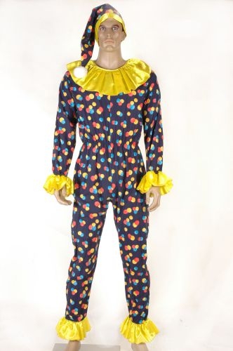 深藍底黃領小丑服 OB-93007