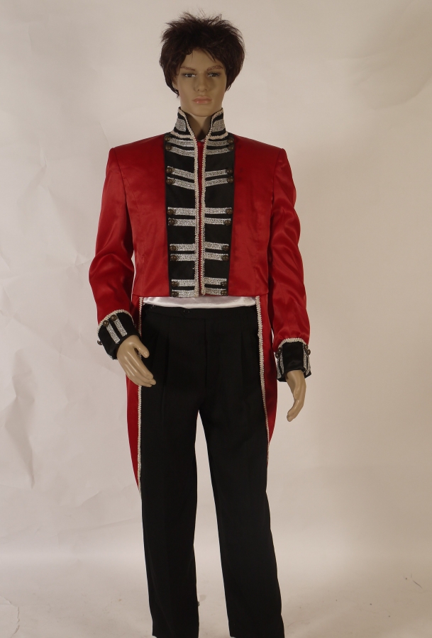 紅緞滾黑蔥軍裝(外套) OD-96003