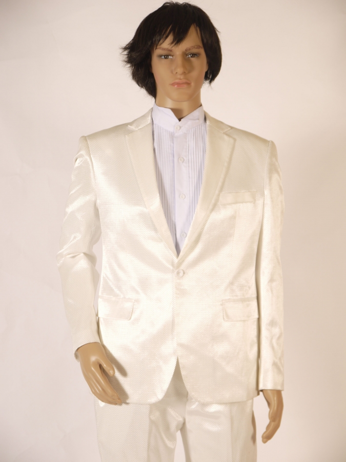 白緞格紋男士禮服(外套褲) OD-99015