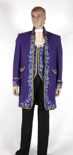 紫呢公爵大禮服  (外套背心褲領) PA1-95005