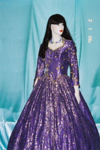 紫金蔥(長袖)禮服 PA-86001