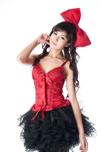 紅寶石馬甲+蓬裙 PH-99074