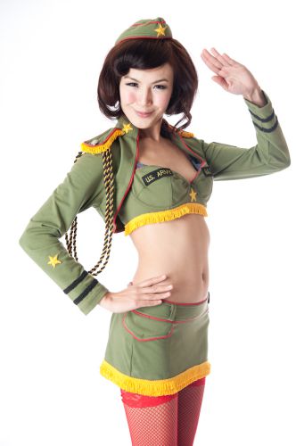 墨綠性感女空軍服 PH-99021(複製 1)
