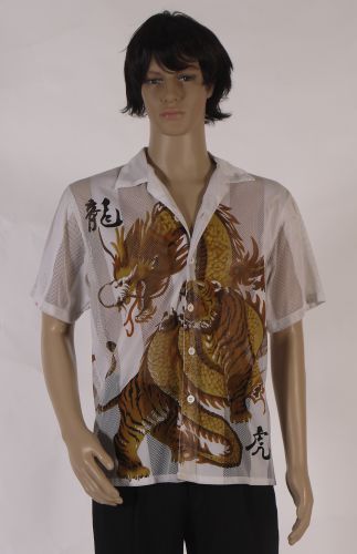 艋舺白網咖啡虎襯衫 PH-98001(複製 1)