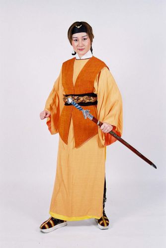 淺桔底深桔披古裝(男) CM-86052