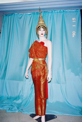 紅金蔥泰國服(女) OA3-86091