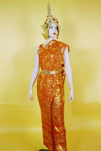 紅金蔥泰國服(女) OA3-89005