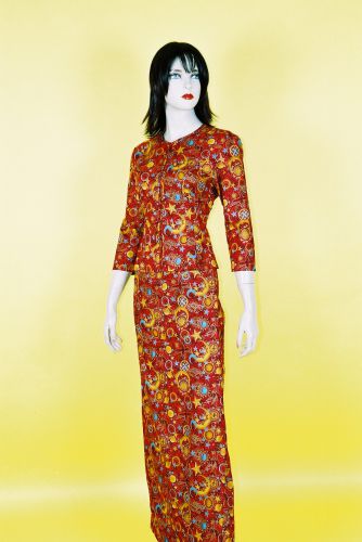 紅馬來西亞服(女) OA3-91016