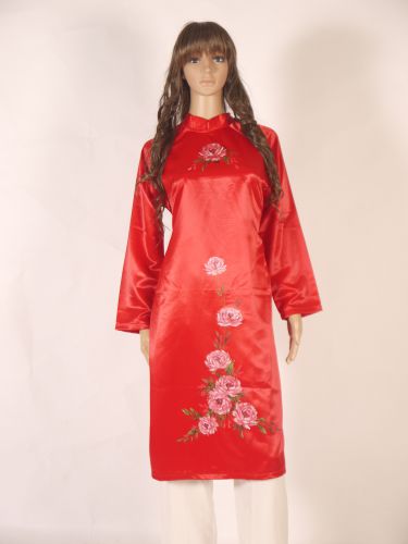紅緞越南服 OA3-96019