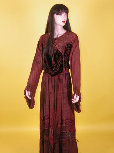 咖啡吉普賽服(女)(衣裙) OA4-89002