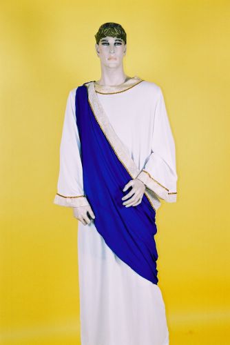 古典希臘白袍(藍披) OA7-91018