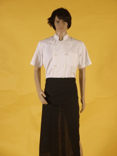 白廚師服(短袖上衣) OC-86083
