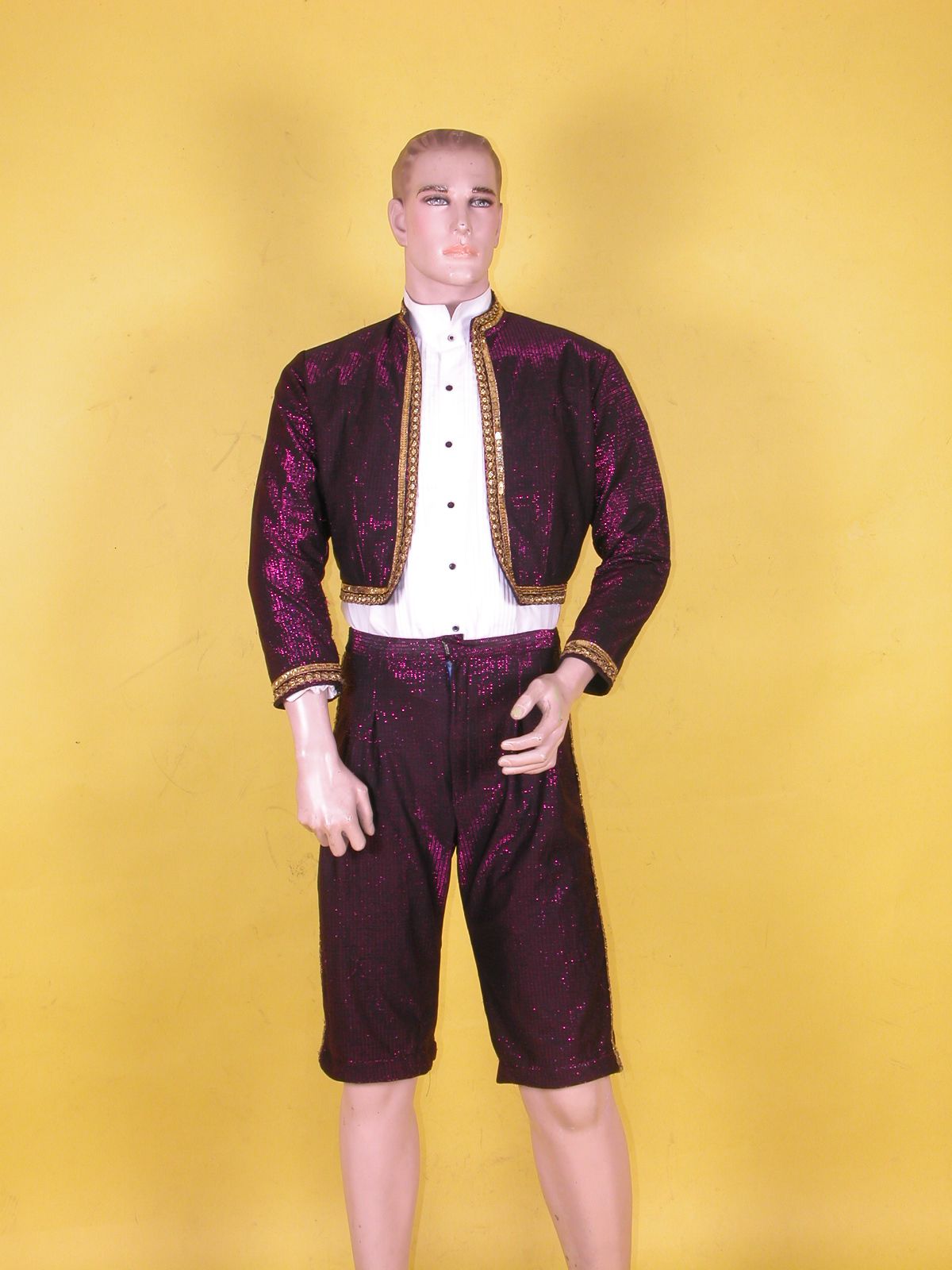 紫金蔥紳仕服(外套褲腰帶) OD-86310