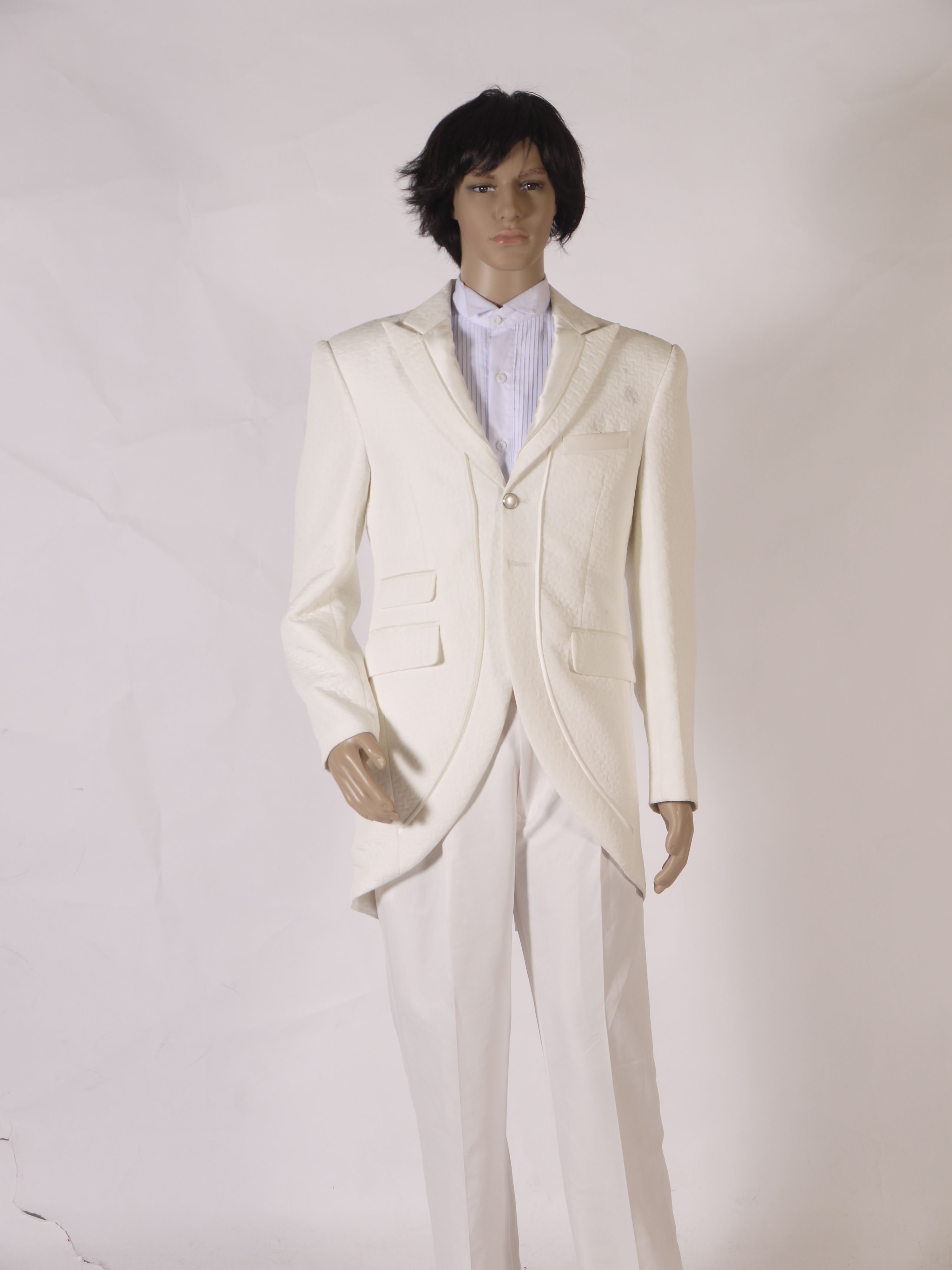 白壓紋男士禮服(外套) OD-95009