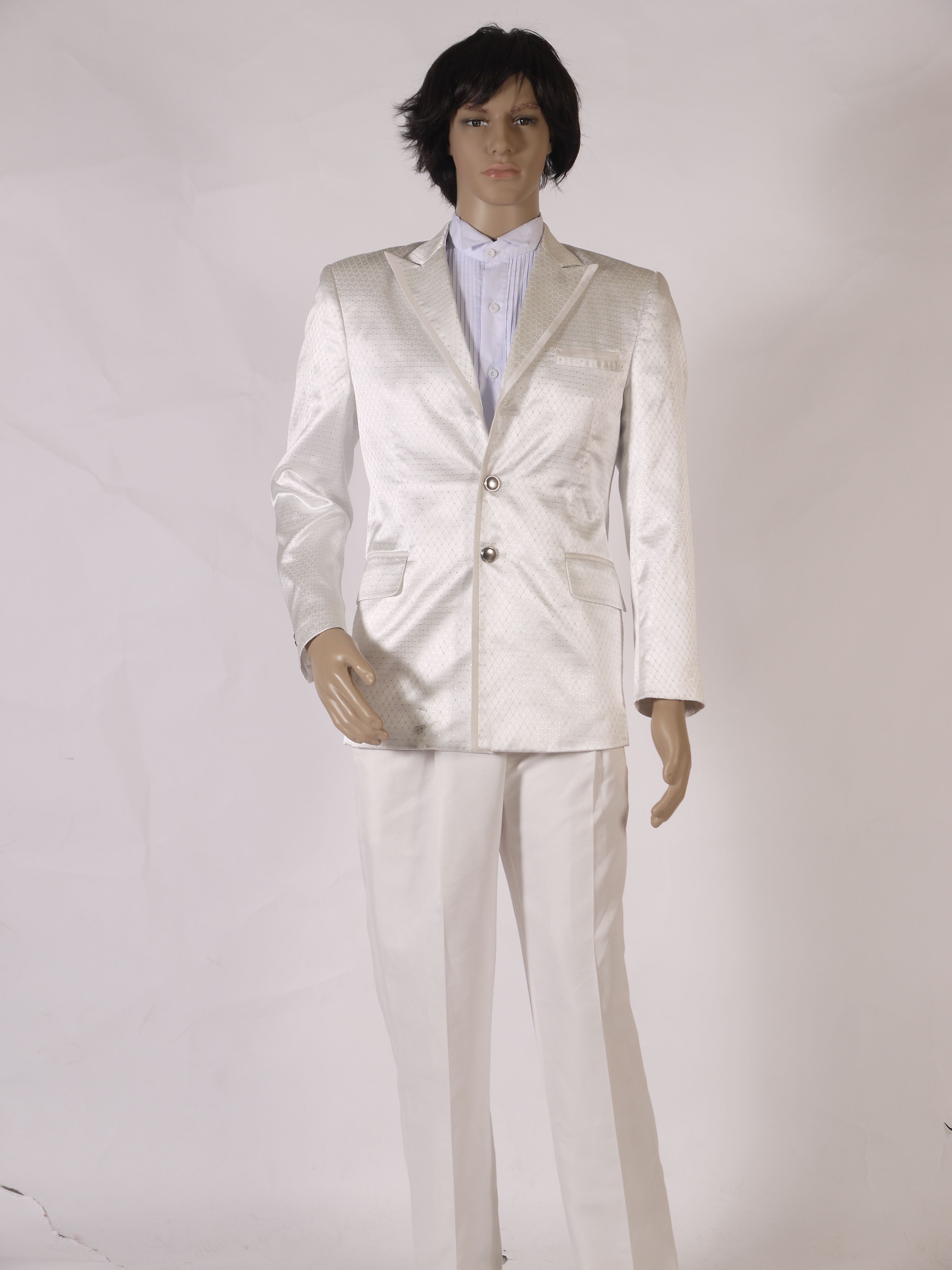 白銀點格紋禮服(外套) OD-99022