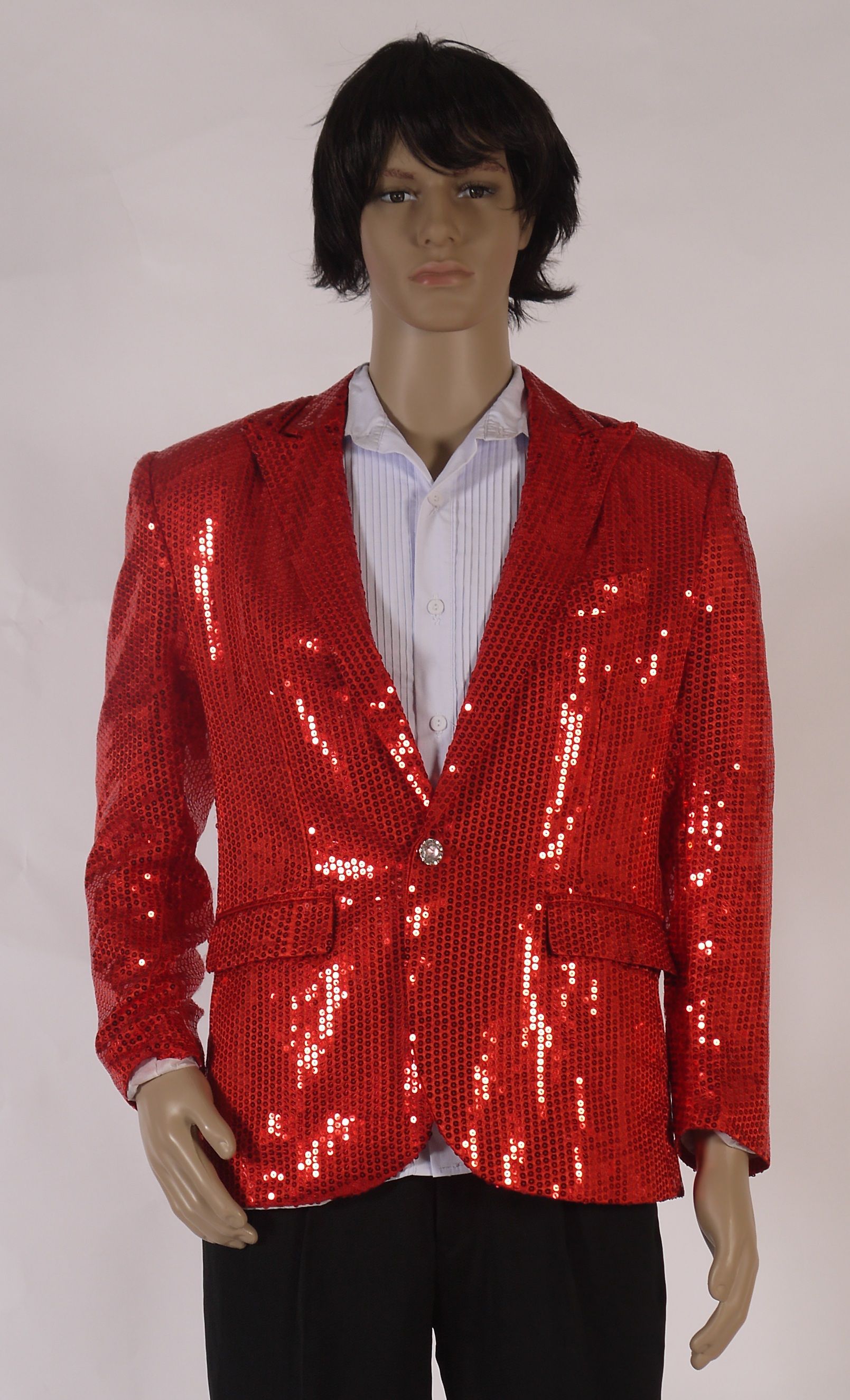 紅亮片男士西裝服(外套) OD-100003